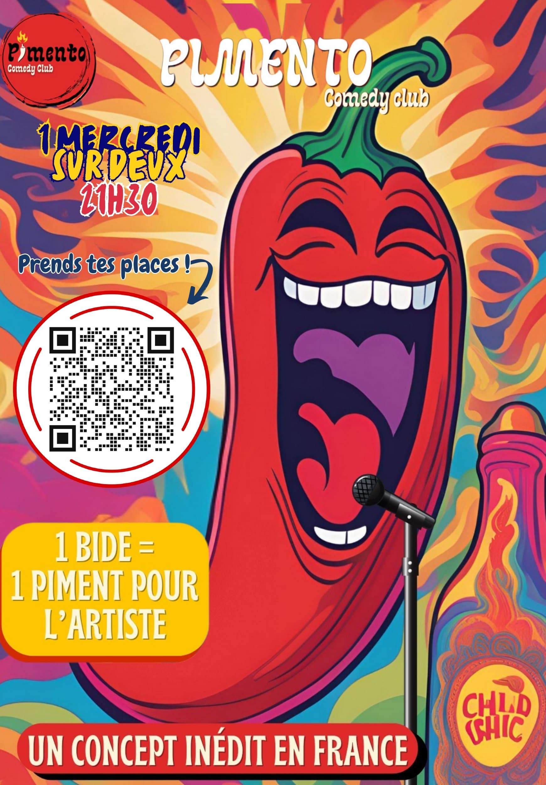 Affiche Pimento Comedy Club Bobar Comedy Club