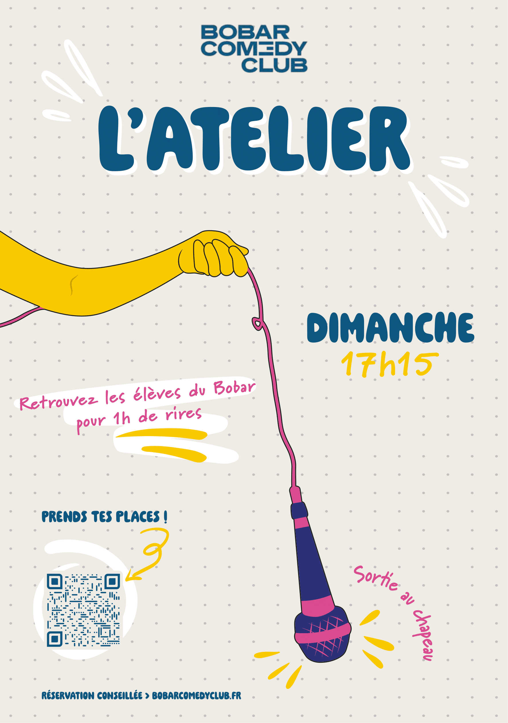 Affiche l'Atelier Bobar Comedy Club